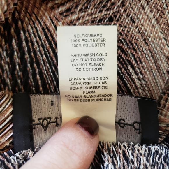 🤎Connected Apparel Women's Brown & Black Marled Dress Size 6 - Picture 5 of 5